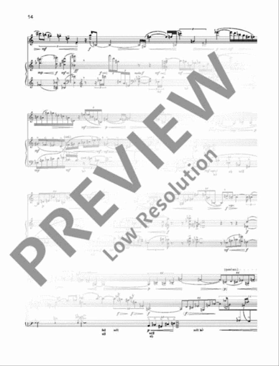 Un bouquet de pensées Un bouquet de pensées English Horn scores gallery preview page 15