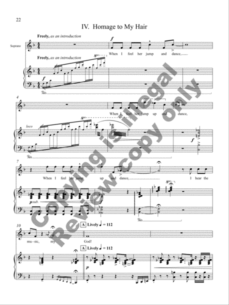 No Ordinary Woman! Soprano Voice scores gallery preview page 37