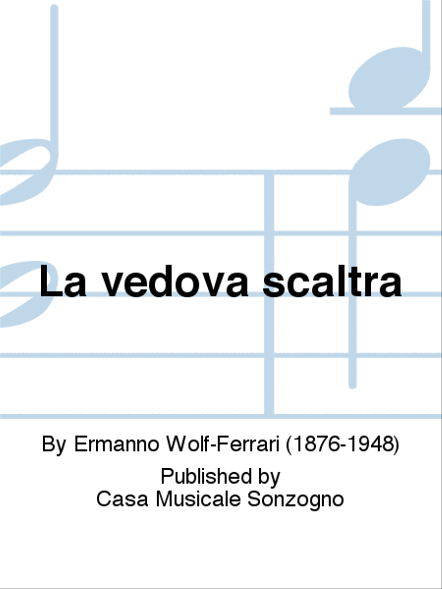 La vedova scaltra Voice Solo scores gallery preview page 1