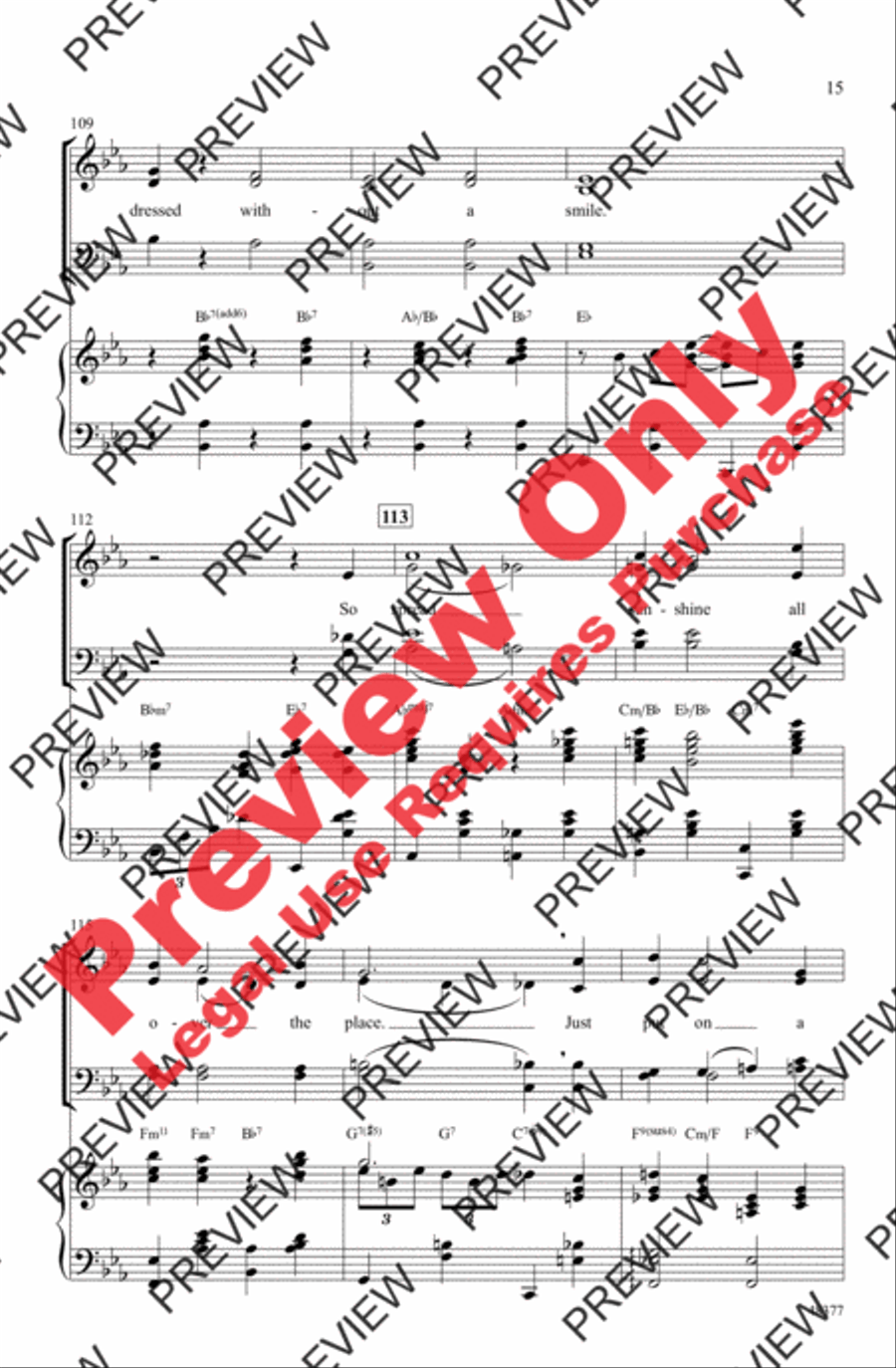 Happy Face Medley Happy Face Medley 4-Part scores gallery preview page 15