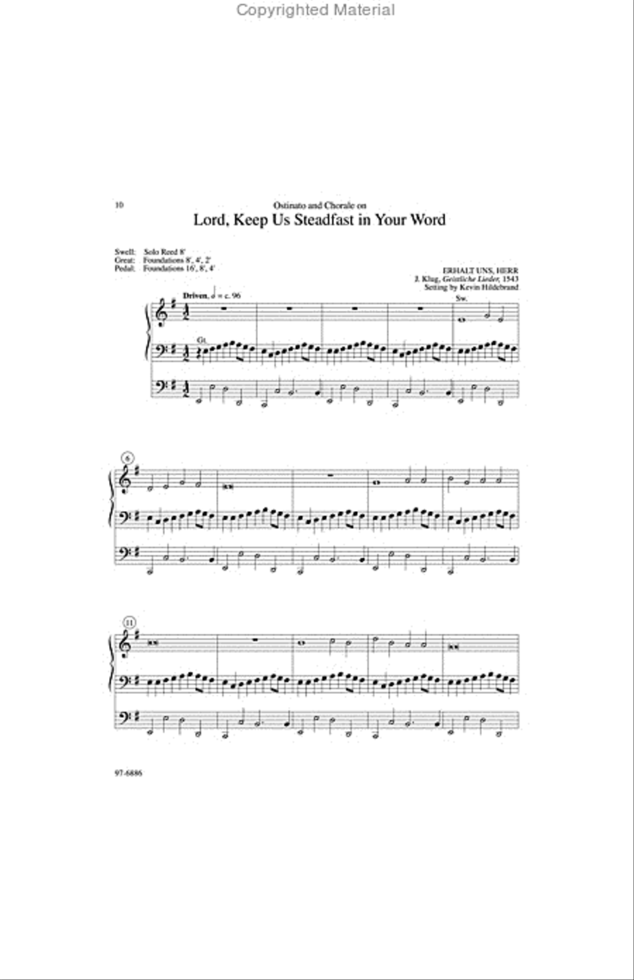 Six Hymn Improvisations, Set 2