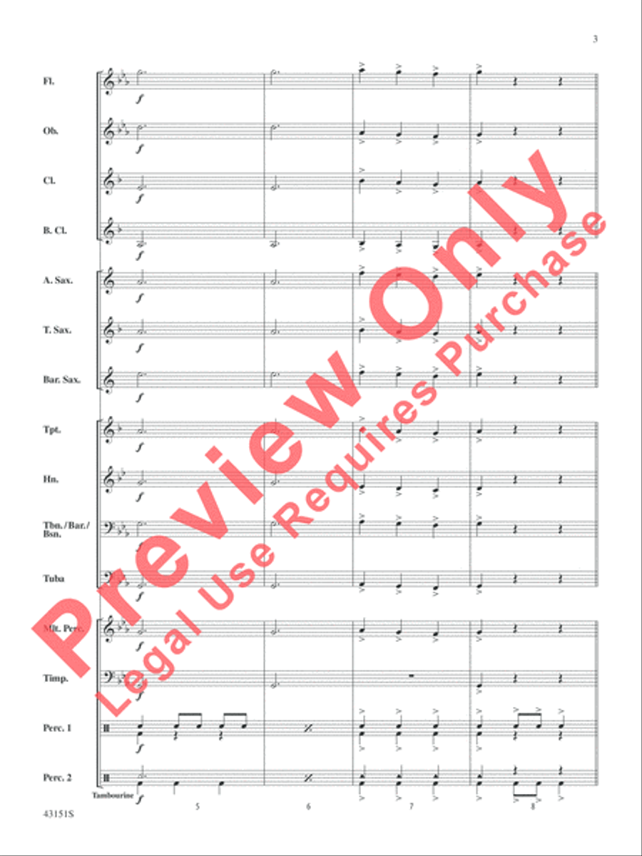 Triple Threat Triple Threat Concert Band scores gallery preview page 4