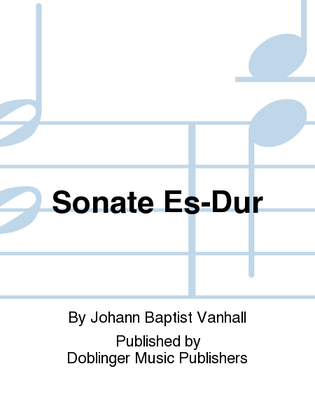 Book cover for Sonate Es-Dur