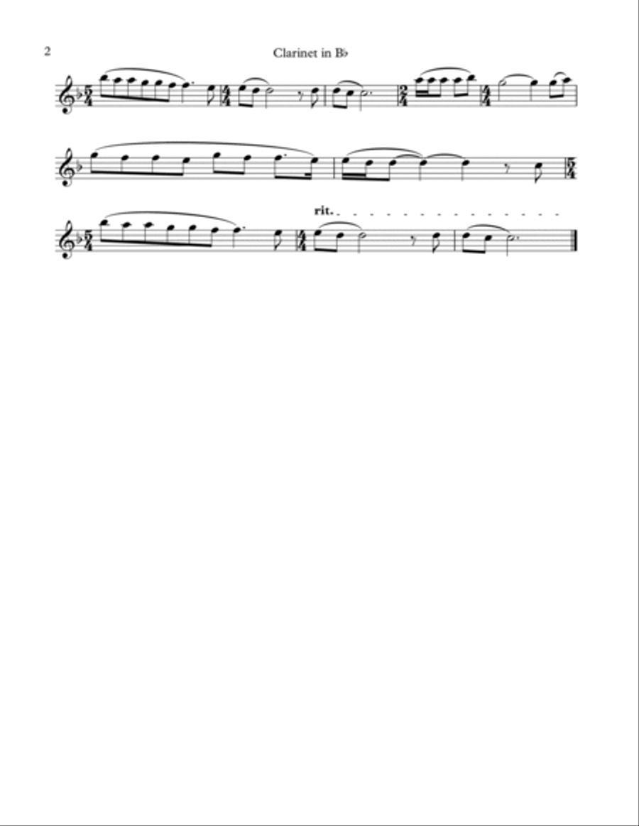 Betcha By Golly Wow Betcha By Golly Wow Clarinet Solo scores gallery preview page 3