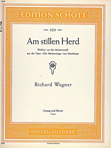 Am Stillen Herd Tenor/piano