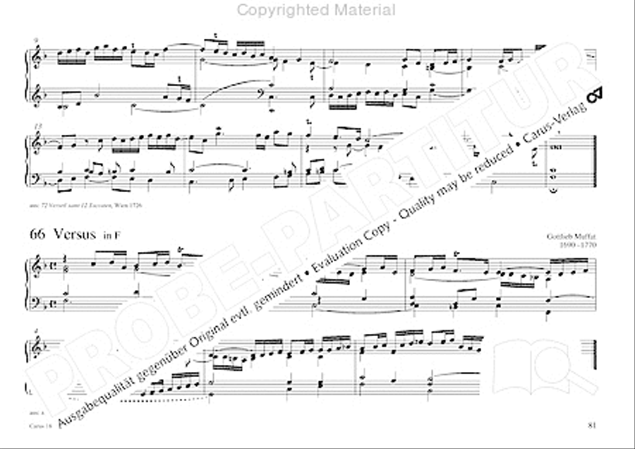 Organo pleno. Orgelstucke zum Ein- und Auszug Organ Solo scores gallery preview page 89