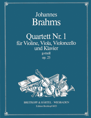 Book cover for Piano Quartet No. 1 in G minor Op. 25
