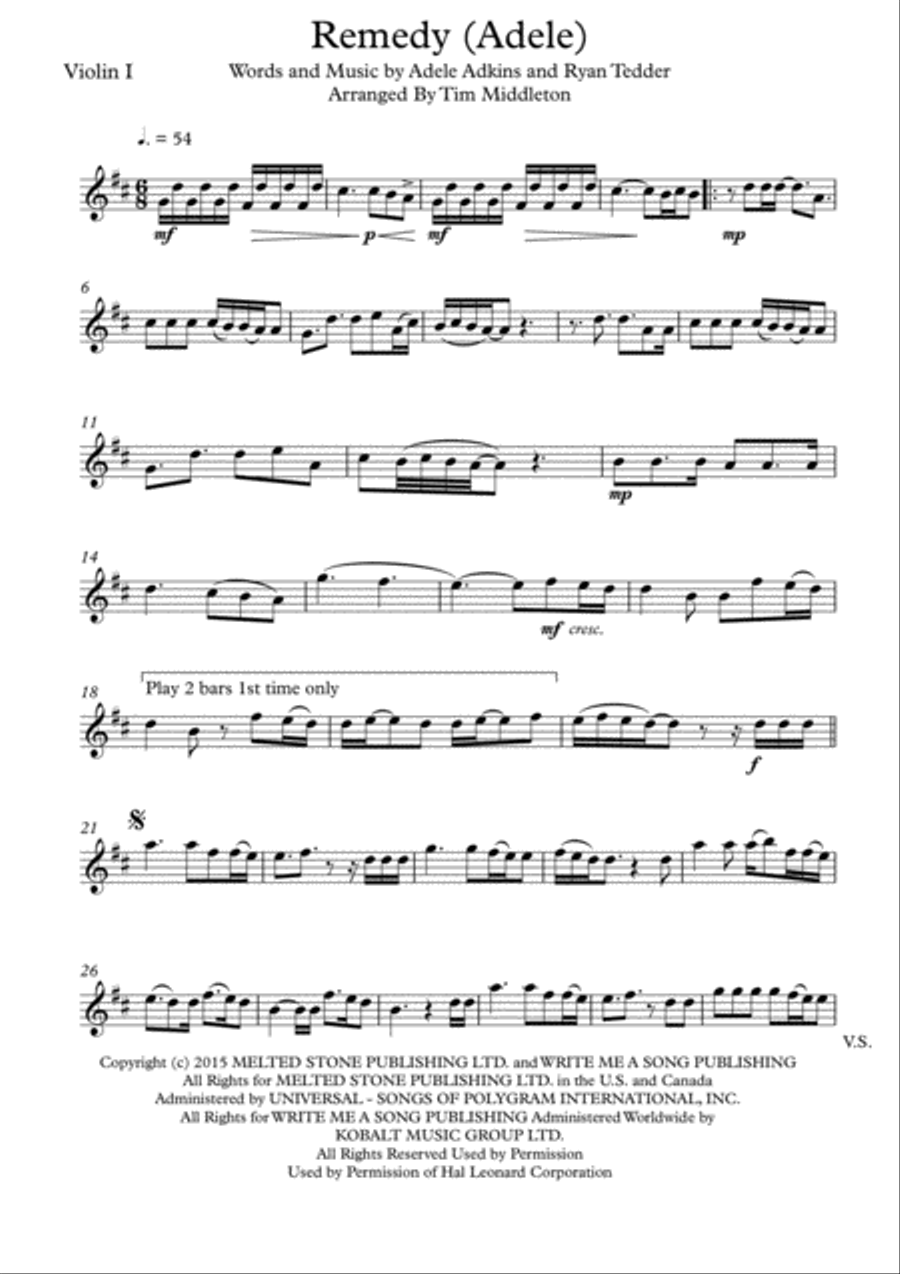 Remedy Remedy String Quartet scores gallery preview page 2