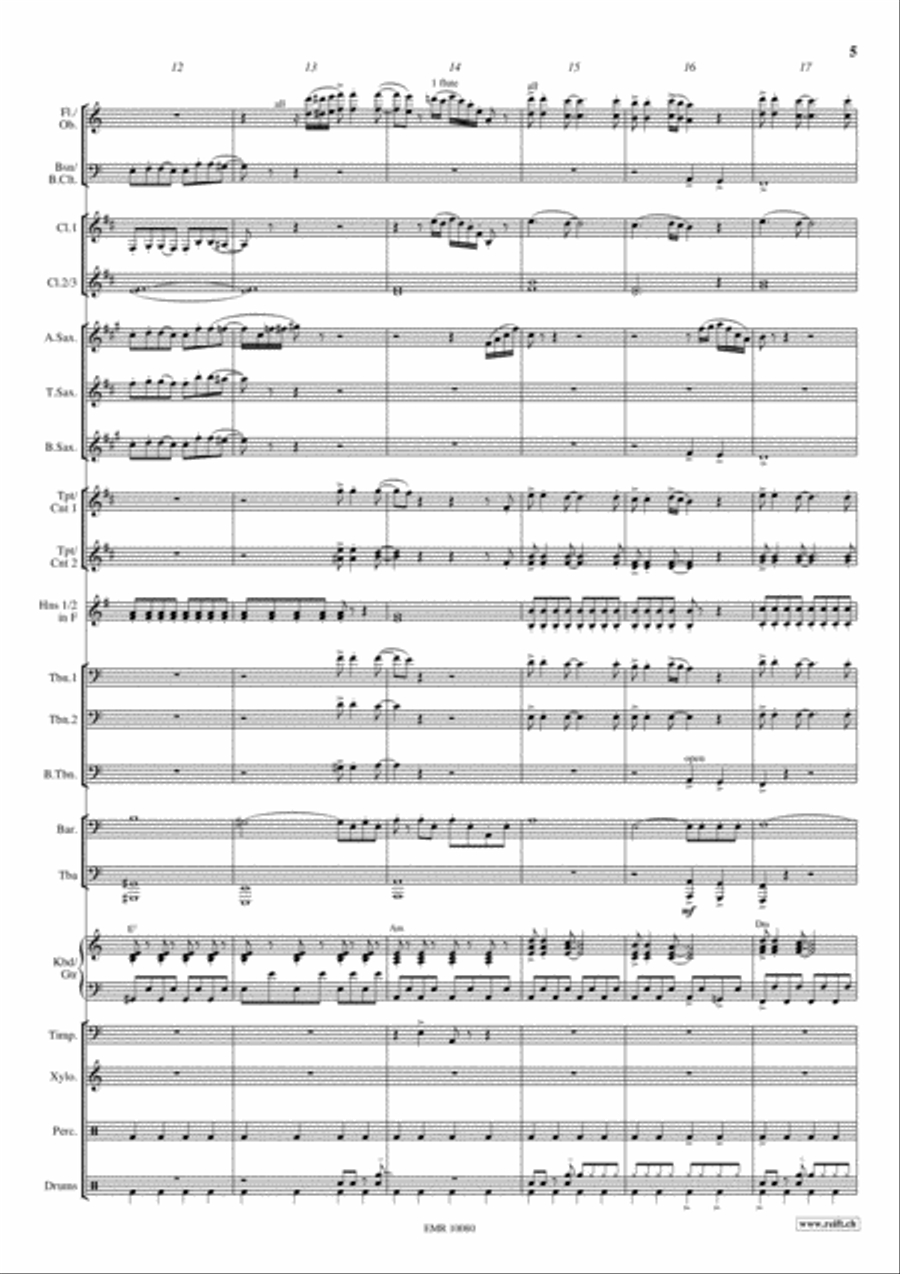 Money, Money, Money Concert Band scores gallery preview page 6