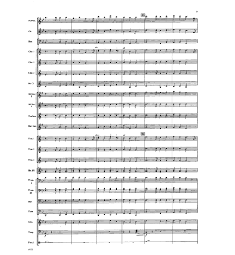 How Firm Thy Friendship Concert Band scores gallery preview page 12