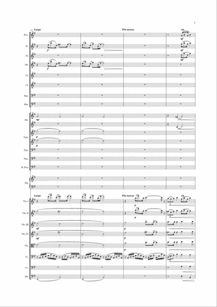 Patience of the Winemaker Full Orchestra scores gallery preview page 5
