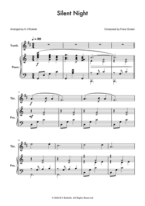 Silent Night - Trombone (treble clef)