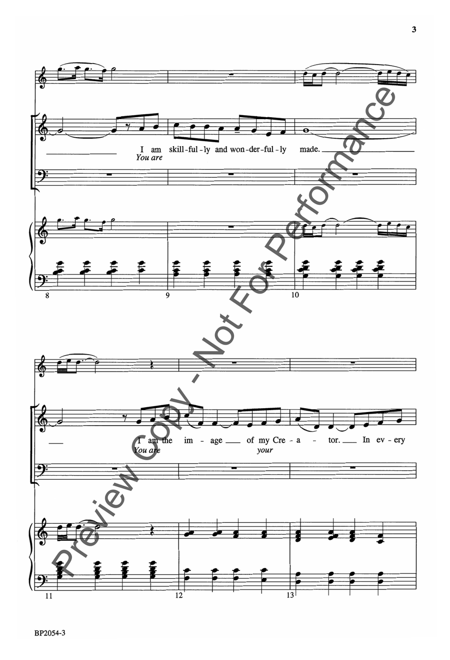 The Image of God 4-Part scores gallery preview page 4