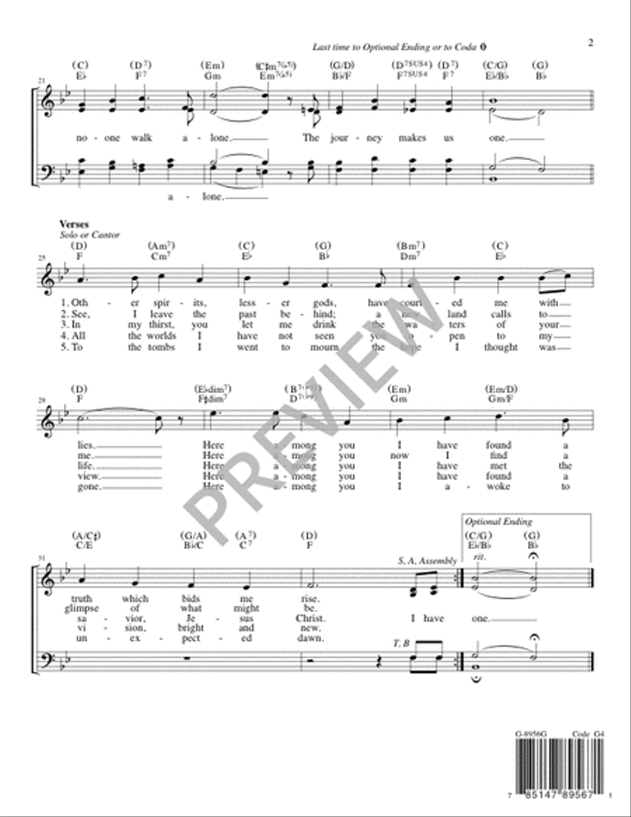 Jerusalem, My Destiny - Guitar edition Guitar scores gallery preview page 3