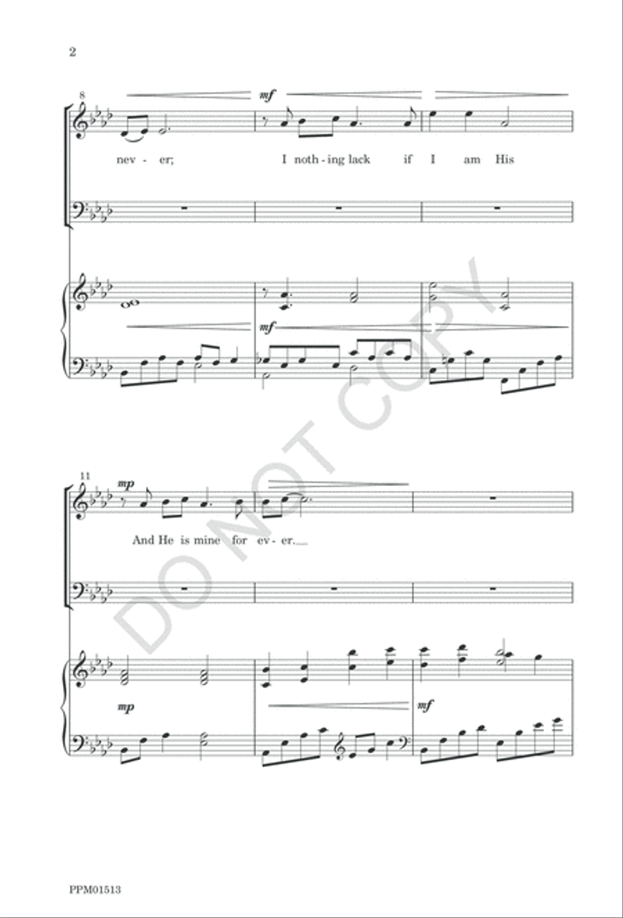 The King of Love 4-Part scores gallery preview page 5