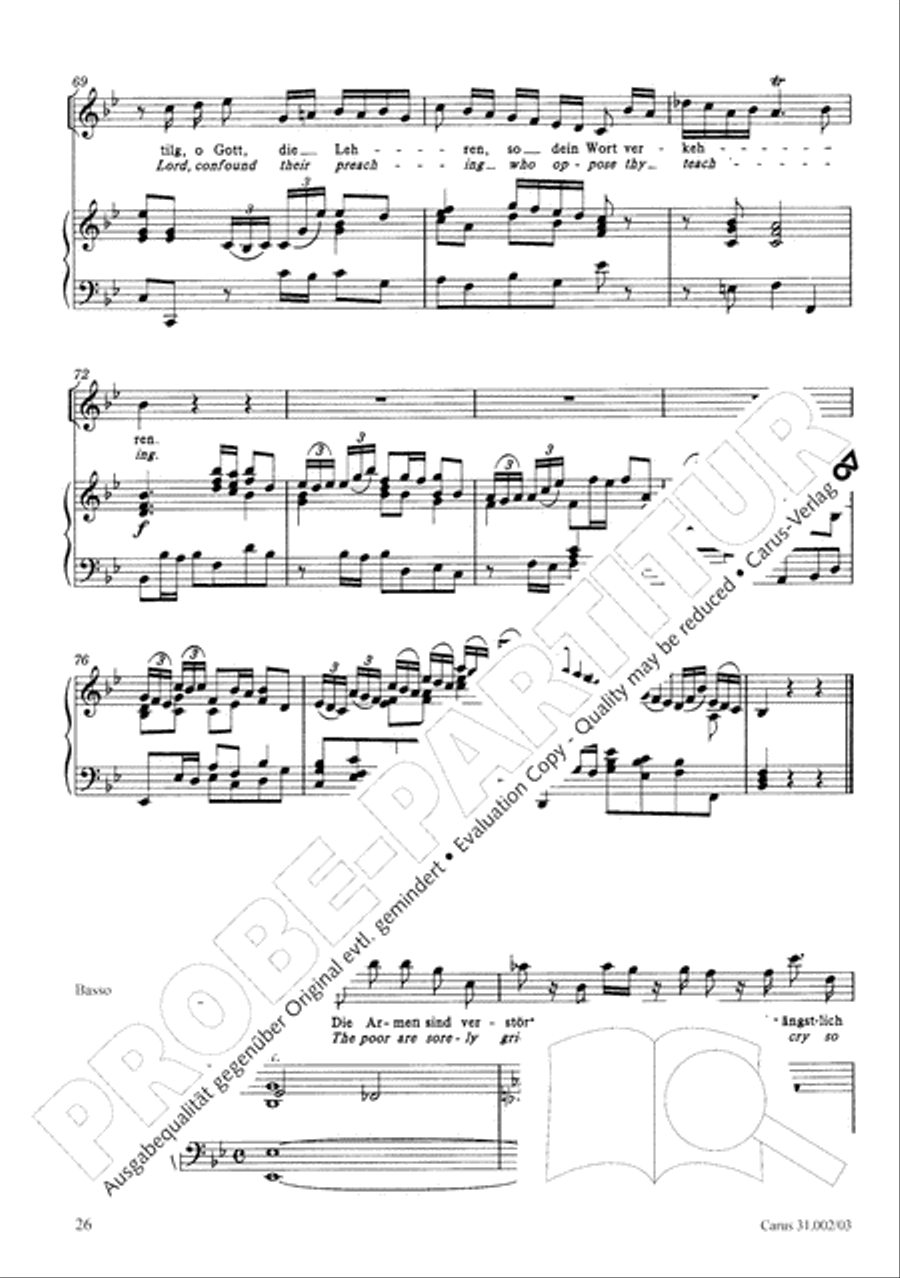 O God, from heaven look on us (Ach Gott, vom Himmel sieh darein) ATB scores gallery preview page 27