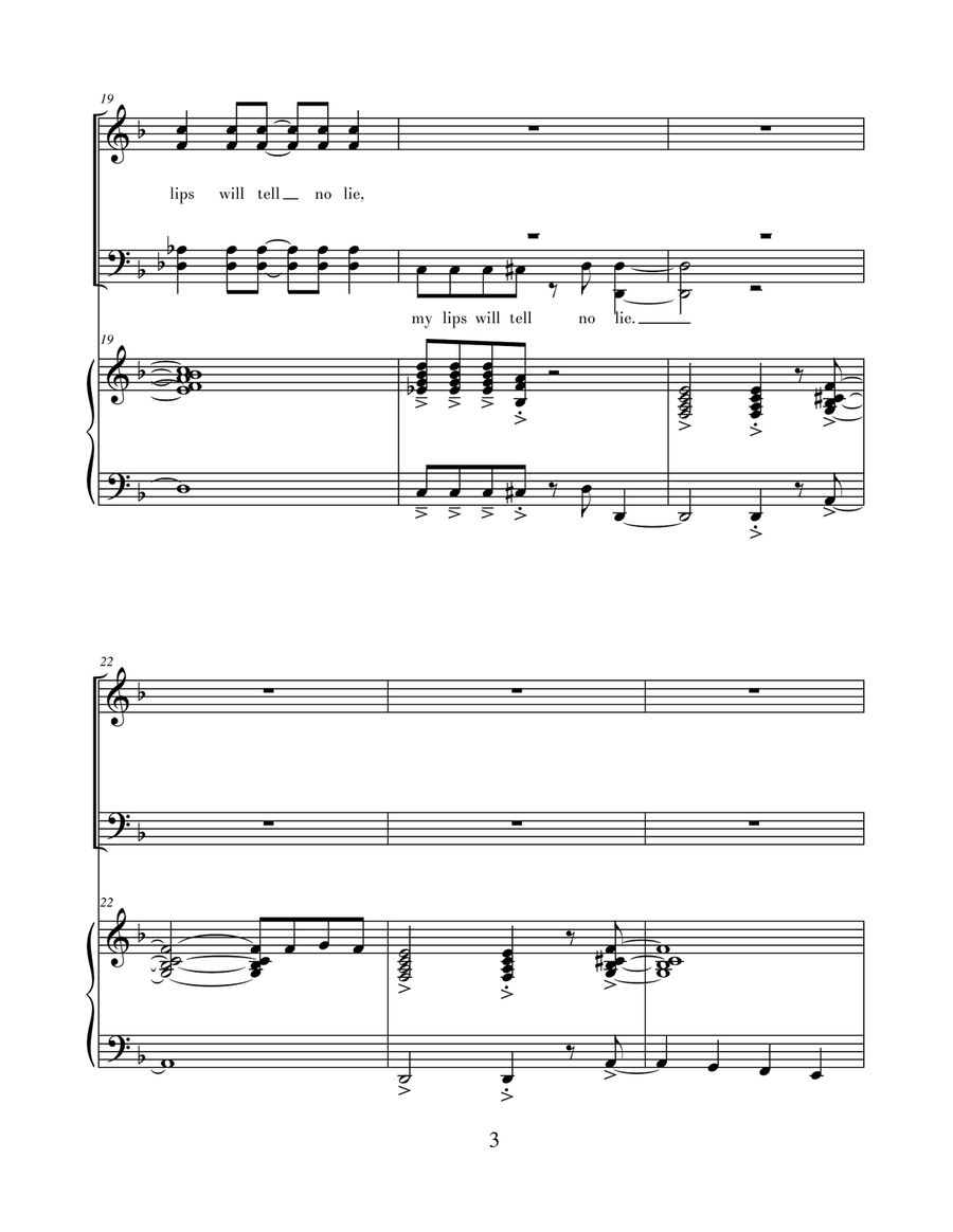 Hear My Prayer, O Lord 4-Part scores gallery preview page 3