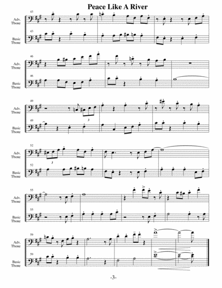 Peace Like A River (Arrangements Level 2-4 for TROMBONE + Written acc) Hymns image number null