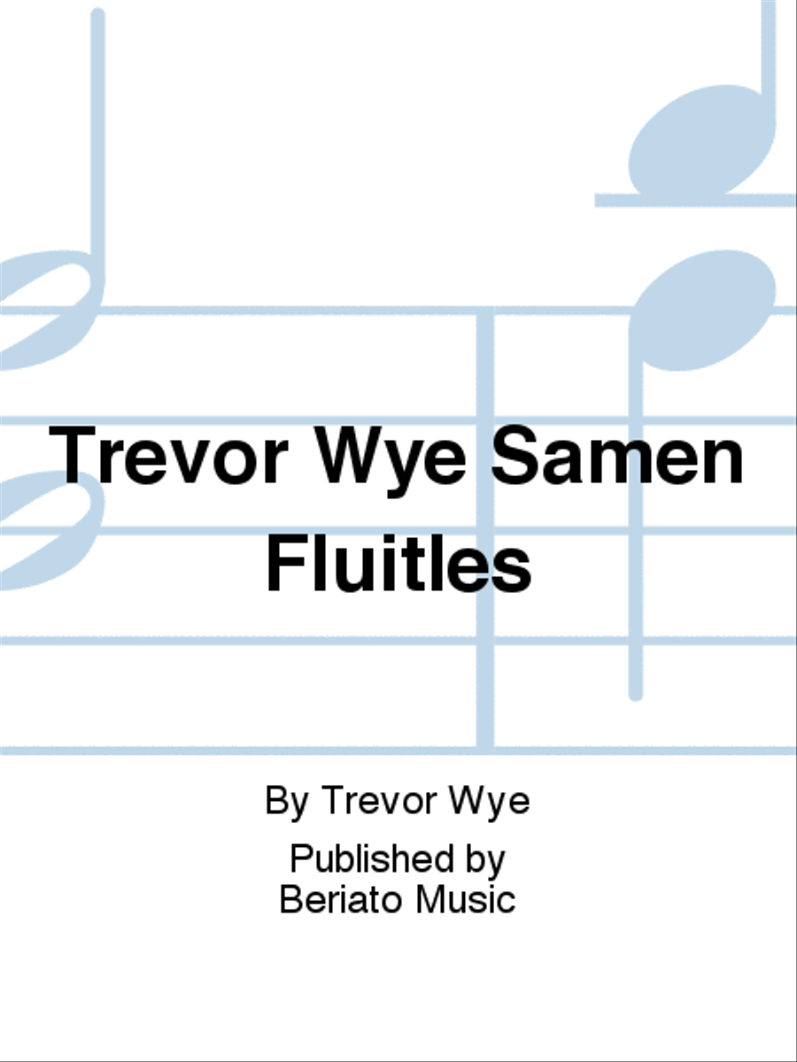 Trevor Wye Samen Fluitles Flute Solo scores gallery preview page 1