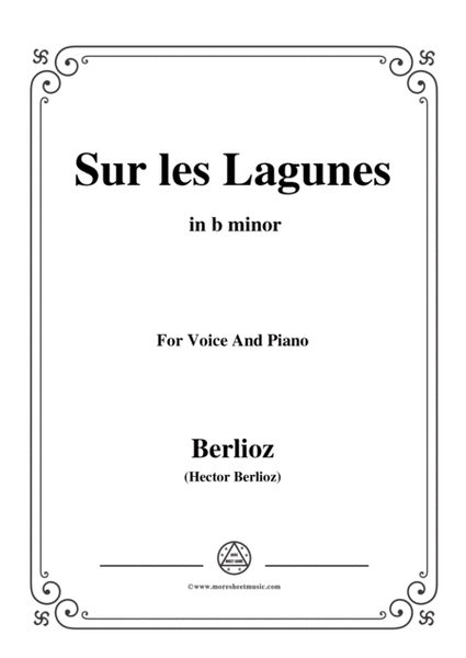 Berlioz-Sur les Lagunes in b minor,for voice and piano image number null