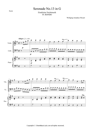 Book cover for Serenade No.13 "Eine Kleine Nachtmusik" in G major, K.525 4.Rondo (Hard Version)