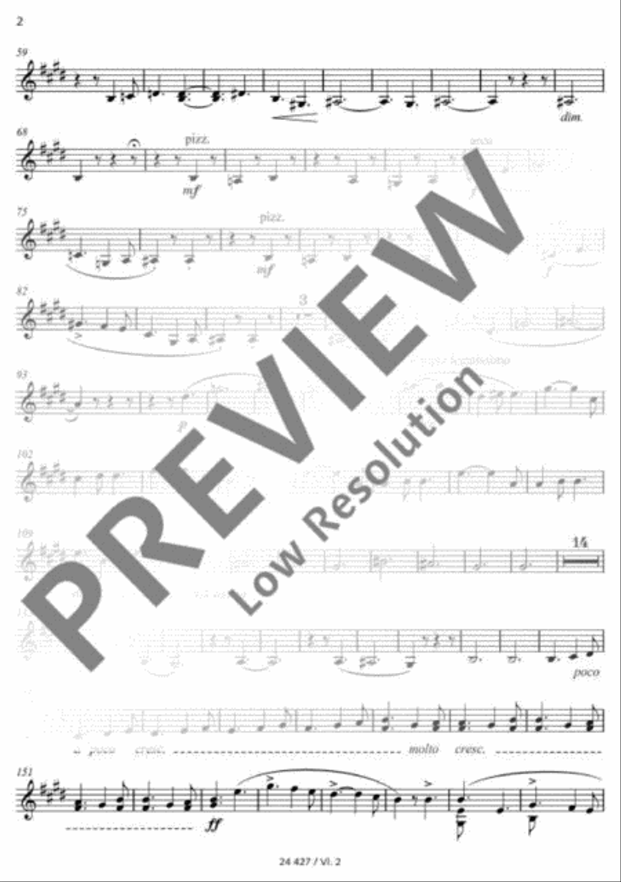 Angelus! Angelus! Violin scores gallery preview page 3