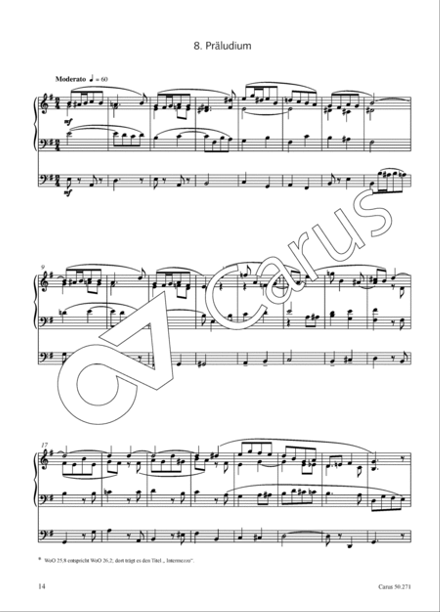 Ten small pieces for the organ Organ Solo scores gallery preview page 15