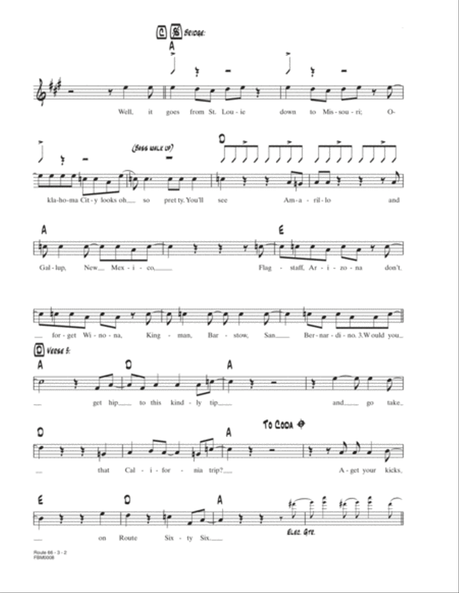 (Get Your Kicks On) Route 66 School and Community scores gallery preview page 2