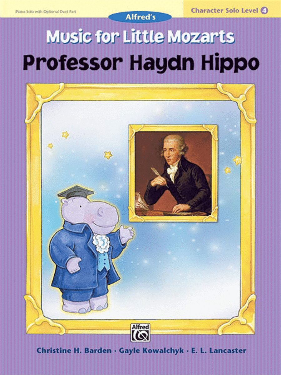 Music for Little Mozarts: Character Solo -- Professor Haydn Hippo, Level 4 Piano Method scores gallery preview page 1