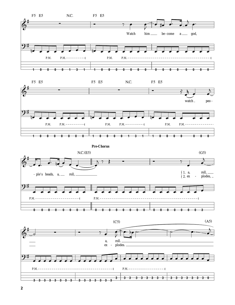 Symphony Of Destruction Symphony Of Destruction Acoustic Guitar scores gallery preview page 2