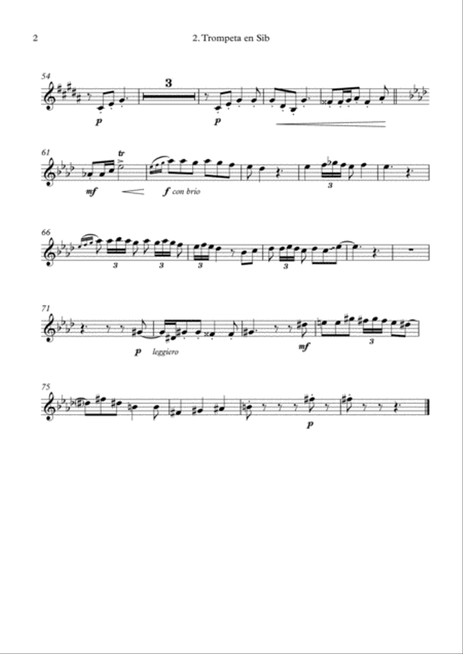 SURQUILLO for brass octet Brass Ensemble scores gallery preview page 6