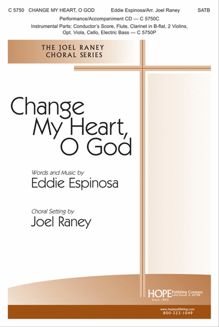 Change My Heart, O God with Search Me, O God 4-Part scores gallery preview page 1