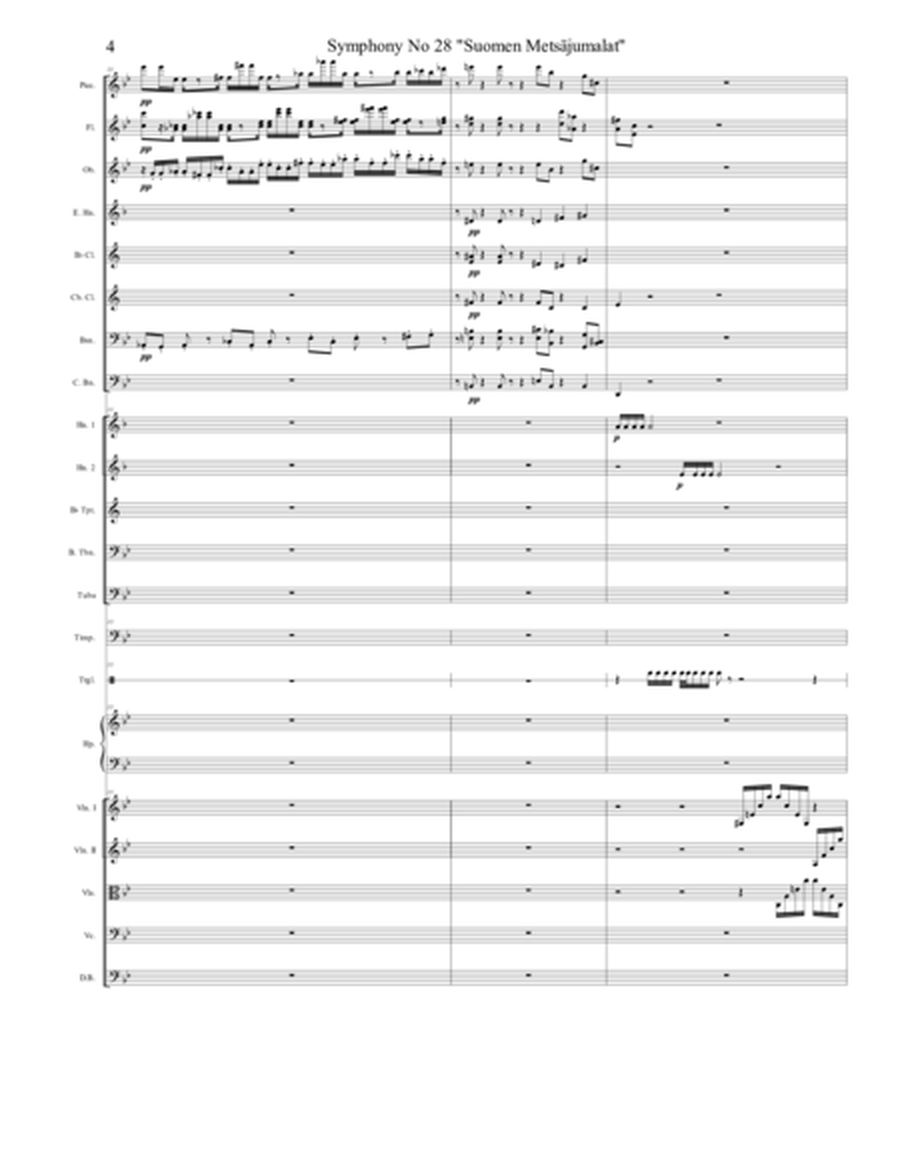 Symphony No 28 "Forest Gods" Opus 42 - 2nd Movement (2 of 3) - Score Only