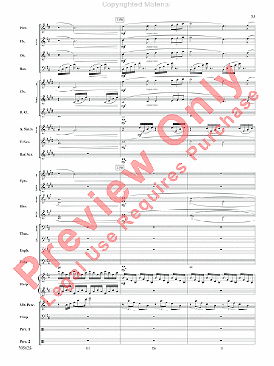 The Complete Harry Potter Concert Band scores gallery preview page 36