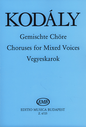 Choral Works For Mixed Voices