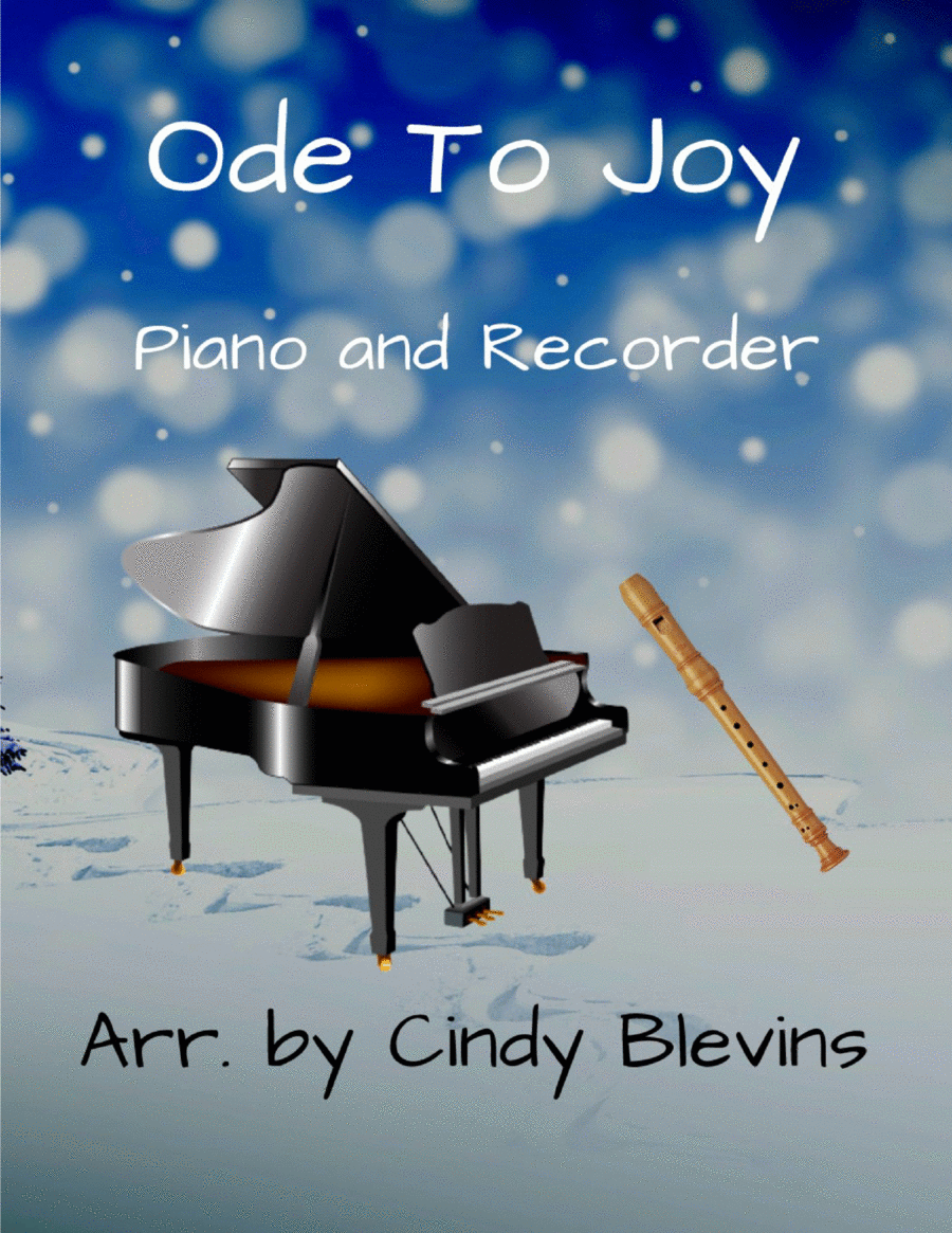 Ode To Joy, Piano and Recorder image number null