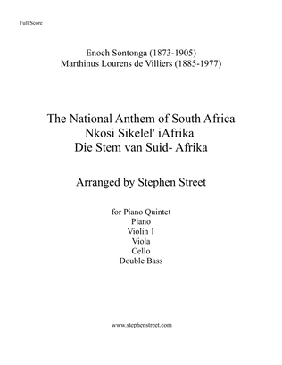 The National Anthem of South Africa, Nkosi Sikelel' iAfrika (Piano Quintet)