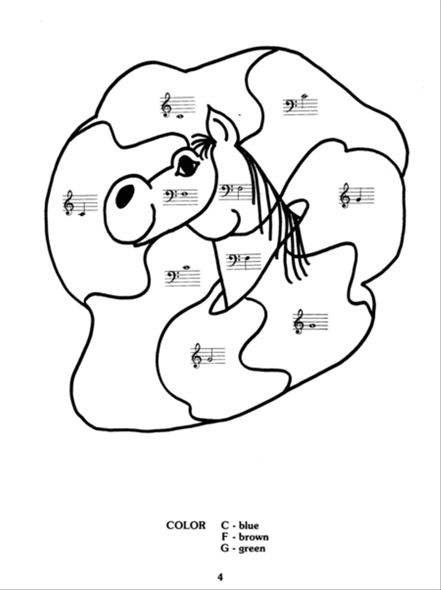 Color by Note, Book 1 Piano Method scores gallery preview page 3