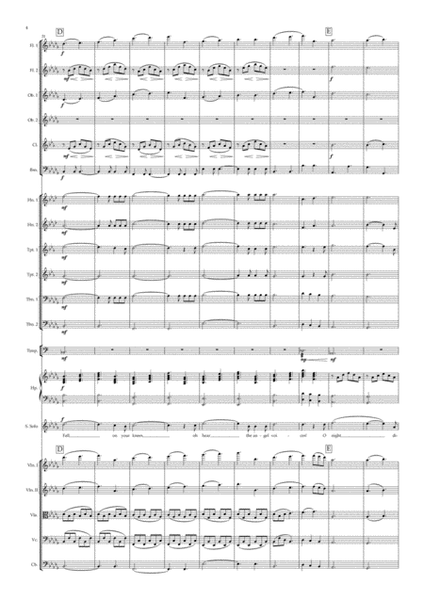 O Holy Night - for soprano solo, choir (SATB) and orchestra - A3/A4 version image number null