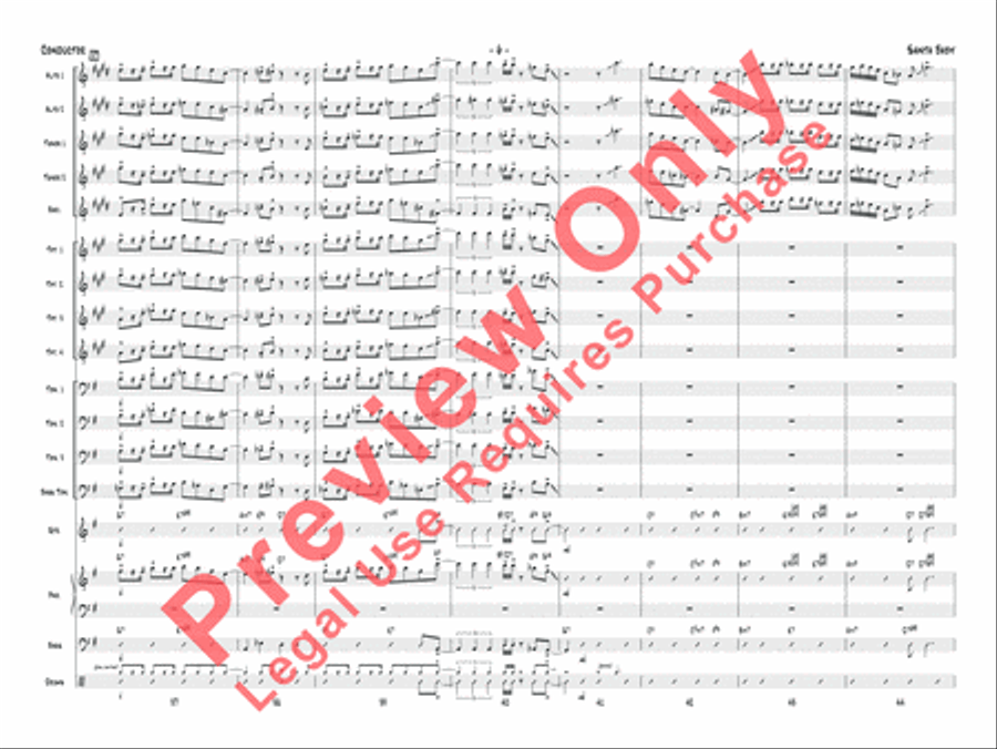 Santa Baby Jazz Ensemble scores gallery preview page 27