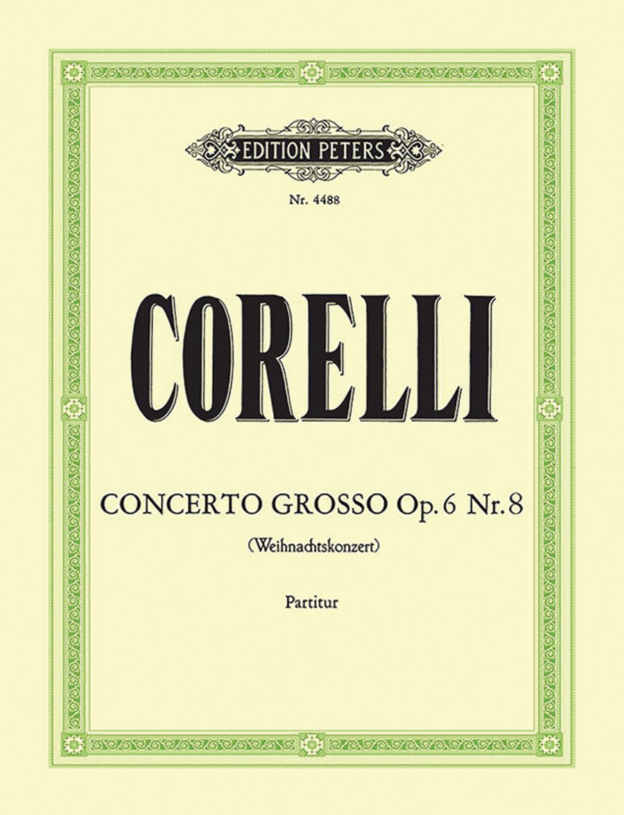 Arcangelo Corelli: Concerto Grosso - Score
