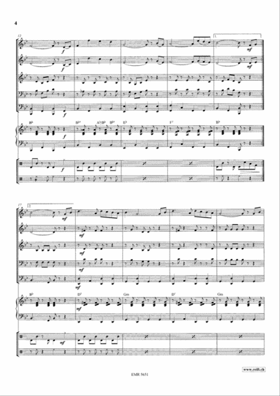 High Times Brass Band scores gallery preview page 4