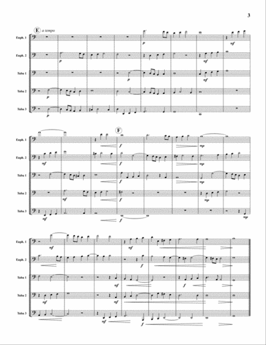 Cruda amarilli Large Ensemble scores gallery preview page 3