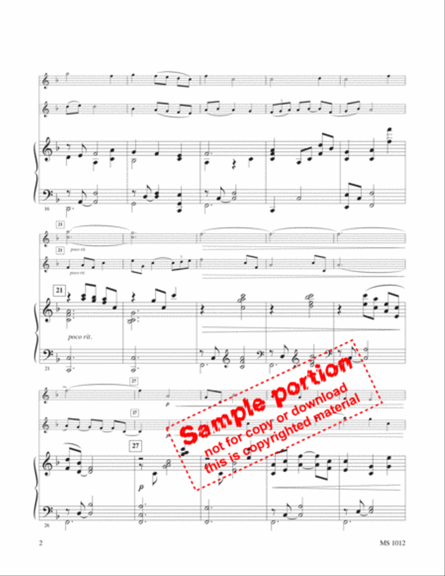 In The Cross of Christ I Glory String Duet scores gallery preview page 3