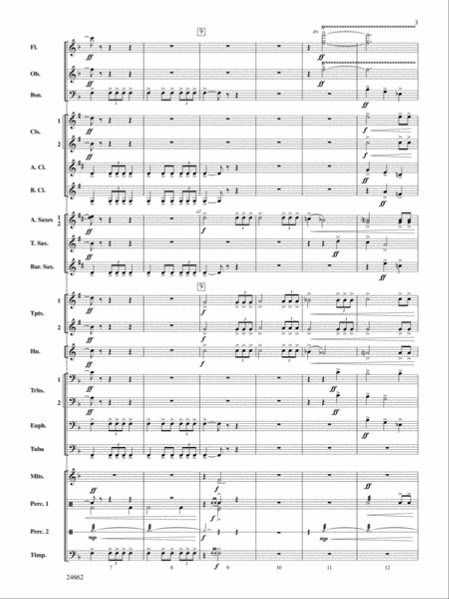 Timber City Trilogy: Score Concert Band scores gallery preview page 3