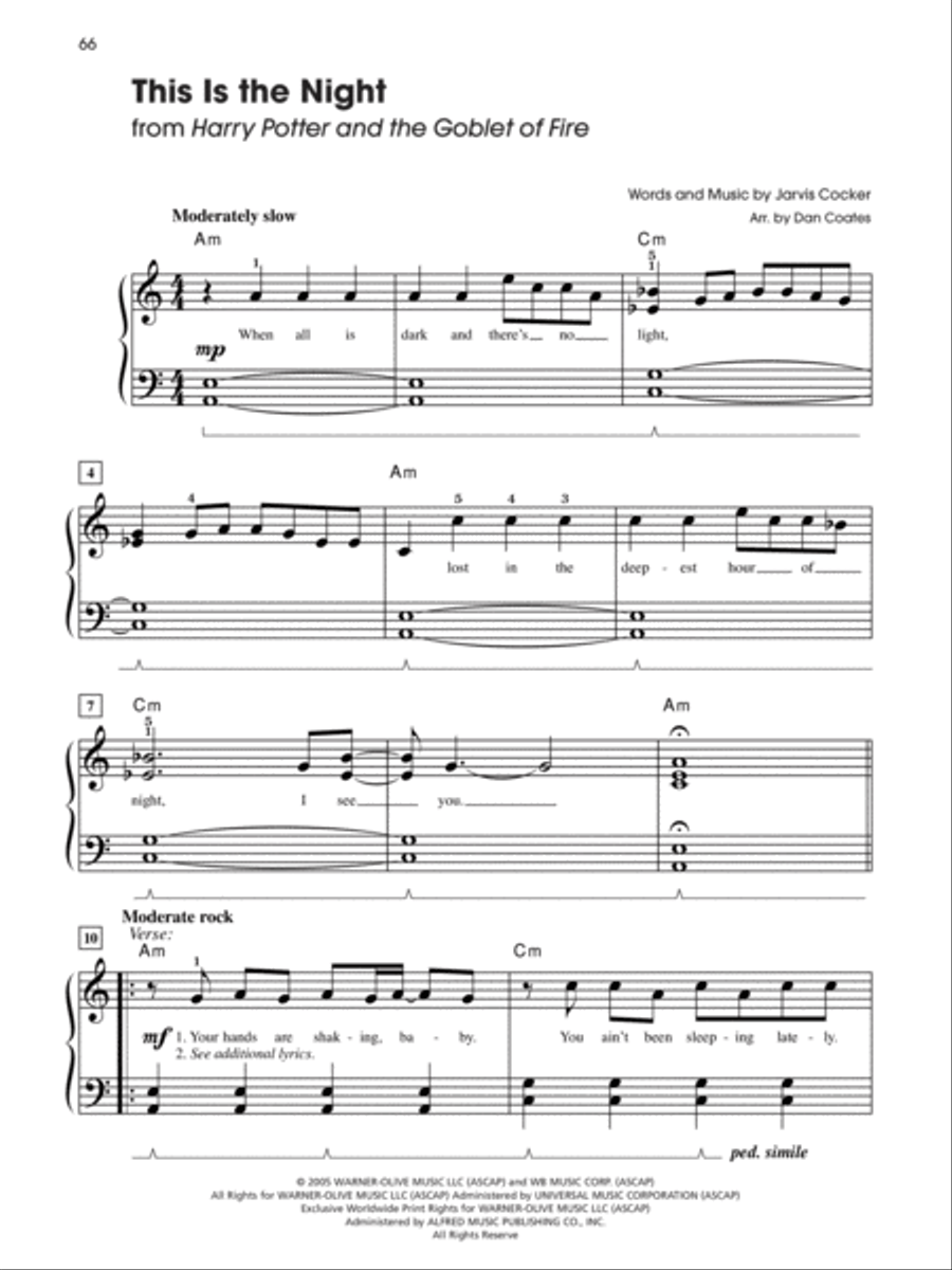 Harry Potter -- Sheet Music from the Complete Film Series