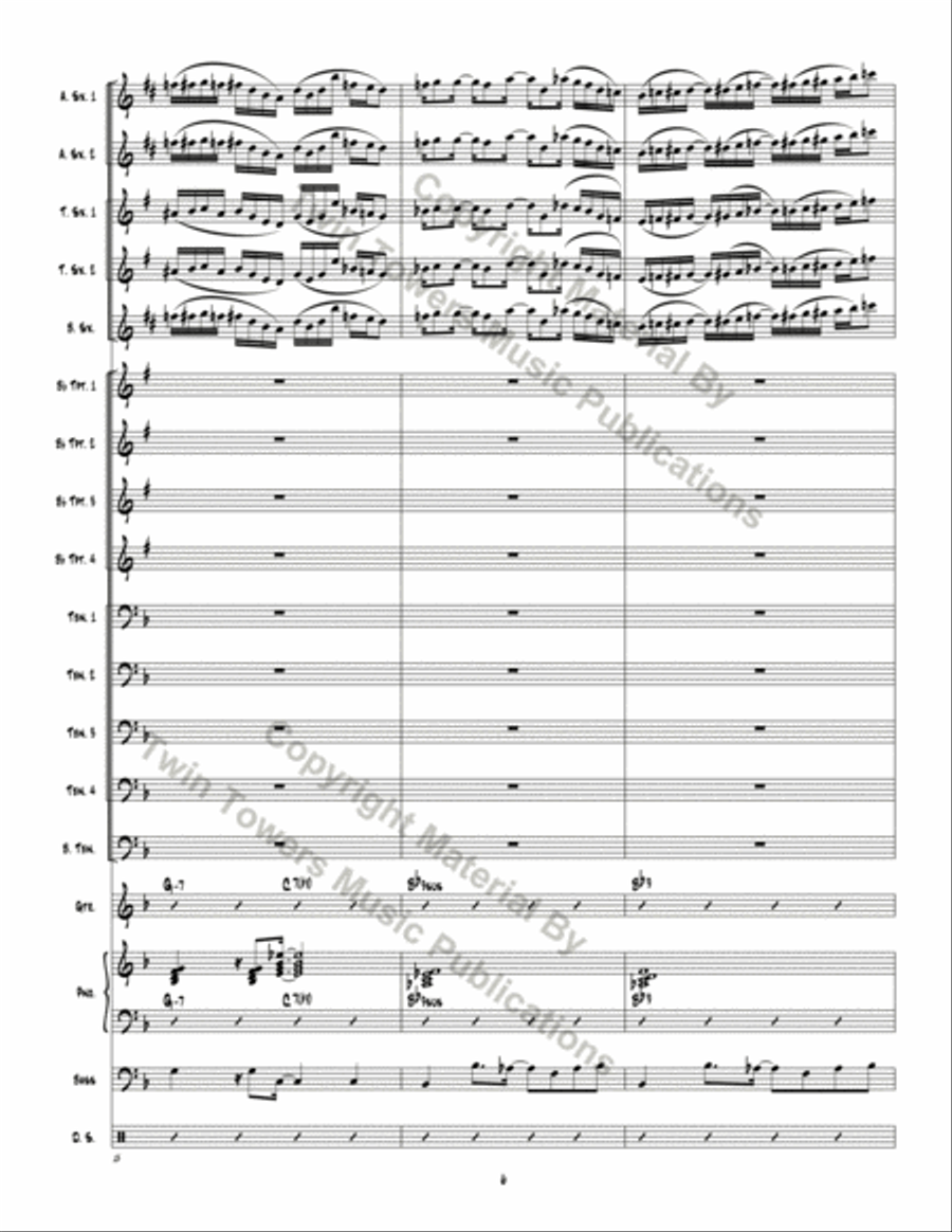 Don't Mess Around Don't Mess Around Jazz Ensemble scores gallery preview page 7