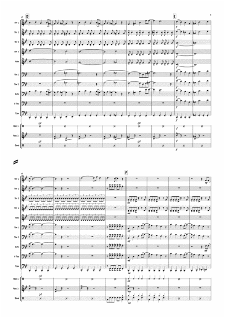 All I Want For Christmas Is You Small Ensemble scores gallery preview page 5