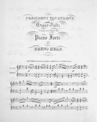 President Van Buren's Grand Waltz