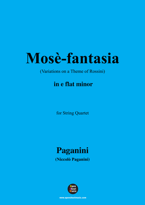Paganini-Variations on a Theme of Rossini(Mose-fantasia),MS 23,in e flat minor
